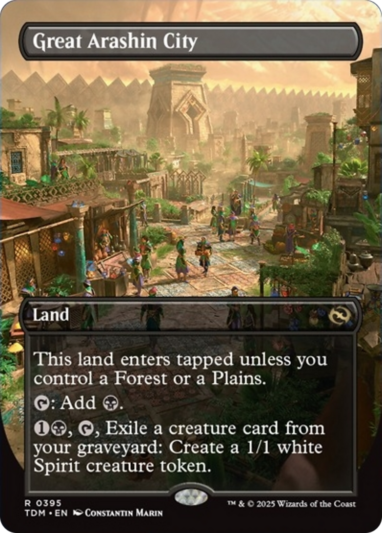 Great Arashin City (Borderless) [Tarkir: Dragonstorm] | Gaming Infinity