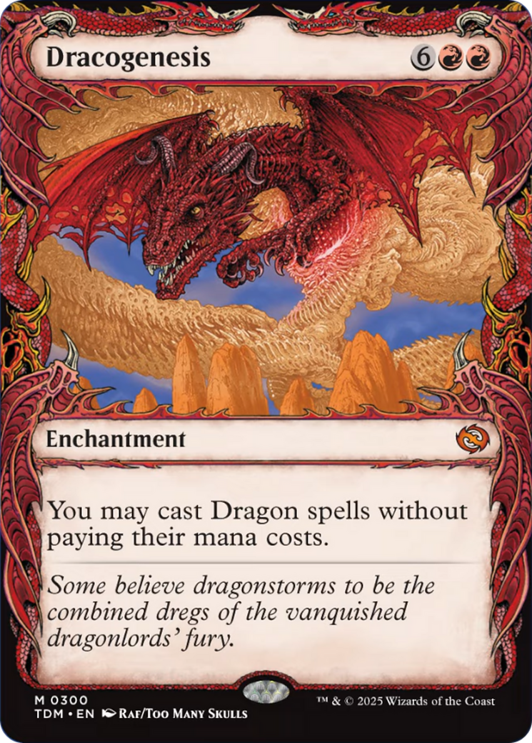 Dracogenesis (0300) (Showcase) [Tarkir: Dragonstorm] | Gaming Infinity