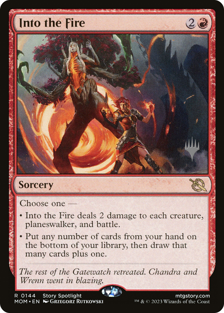 Into the Fire (Promo Pack) [March of the Machine Promos] | Gaming Infinity