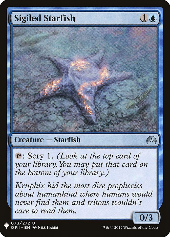 Sigiled Starfish [Mystery Booster] | Gaming Infinity