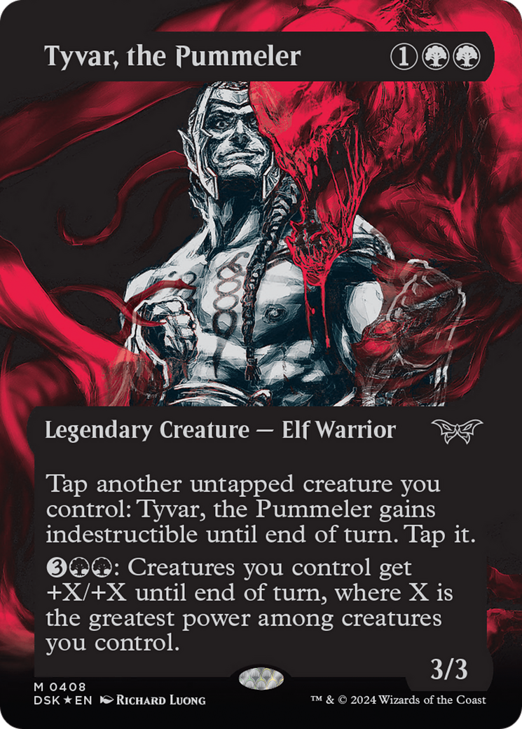 Tyvar, the Pummeler (Showcase) (Textured) [Duskmourn: House of Horror] | Gaming Infinity