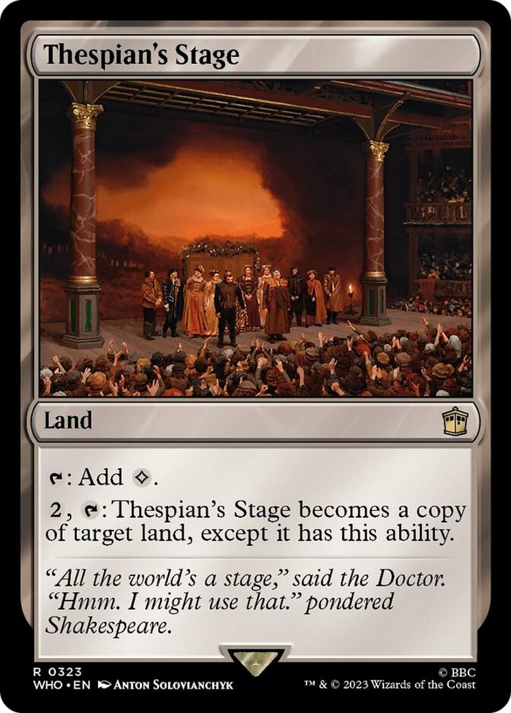 Thespian's Stage [Doctor Who] | Gaming Infinity