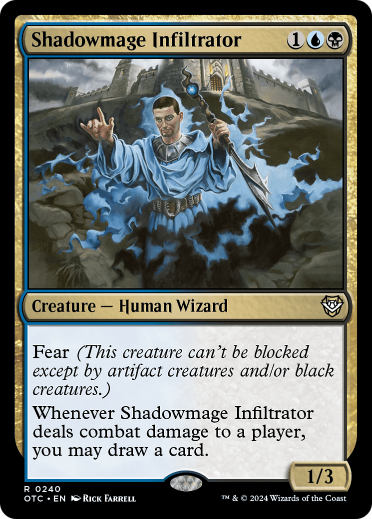 Shadowmage Infiltrator [Outlaws of Thunder Junction Commander] | Gaming Infinity