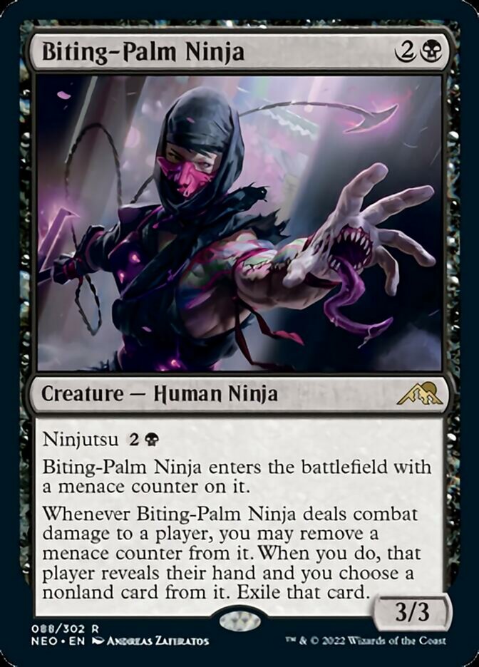 Biting-Palm Ninja [Kamigawa: Neon Dynasty] | Gaming Infinity