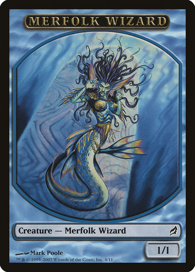 Merfolk Wizard Token [Lorwyn Tokens] | Gaming Infinity