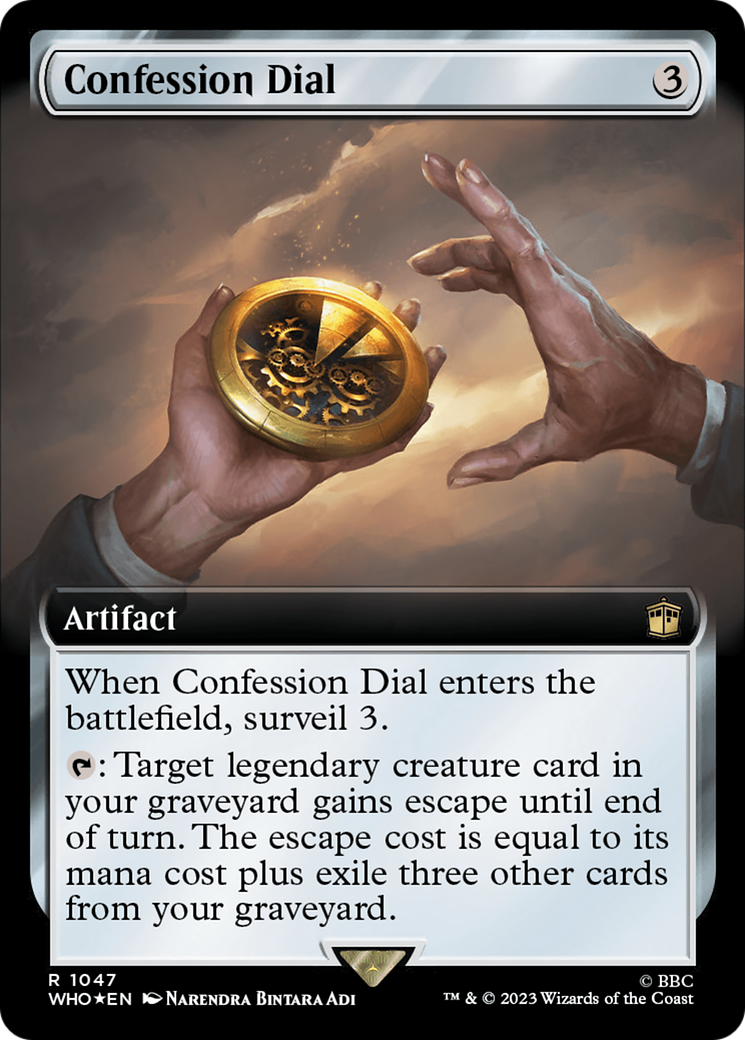 Confession Dial (Extended Art) (Surge Foil) [Doctor Who] | Gaming Infinity