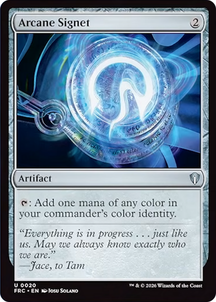 Arcane Signet [Reality Fracture Commander] | Gaming Infinity