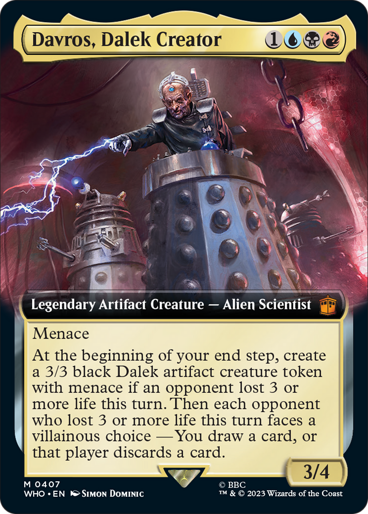 Davros, Dalek Creator (Extended Art) [Doctor Who] | Gaming Infinity