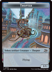 Servo // Thopter (0009) Double-Sided Token [Aetherdrift Tokens] | Gaming Infinity