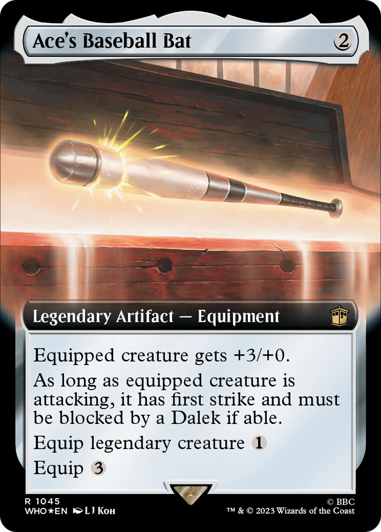 Ace's Baseball Bat (Extended Art) (Surge Foil) [Doctor Who] | Gaming Infinity