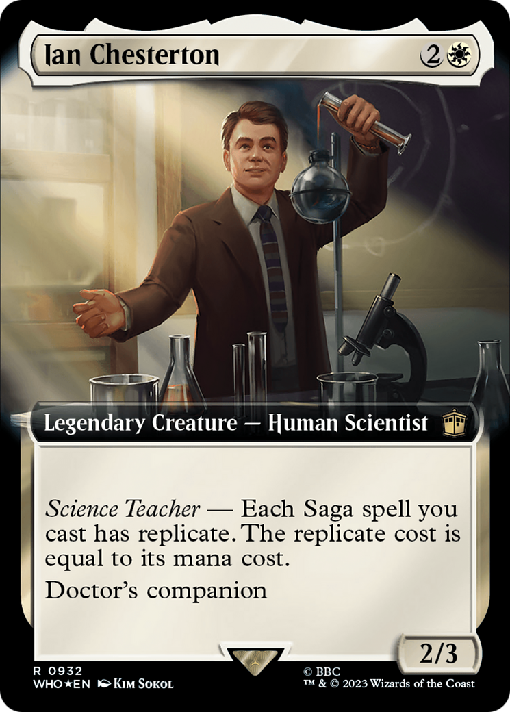 Ian Chesterton (Extended Art) (Surge Foil) [Doctor Who] | Gaming Infinity