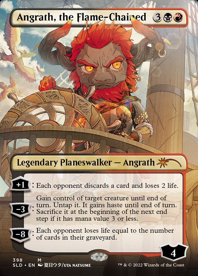 Angrath, the Flame-Chained (Borderless) [Secret Lair Drop Series] | Gaming Infinity