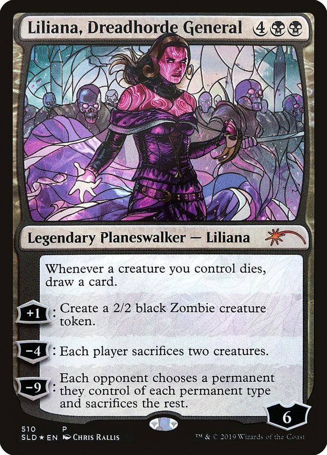 Liliana, Dreadhorde General (Stained Glass) [Secret Lair Drop Promos] | Gaming Infinity