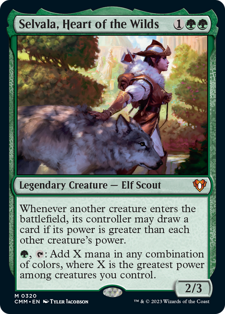 Selvala, Heart of the Wilds [Commander Masters] | Gaming Infinity