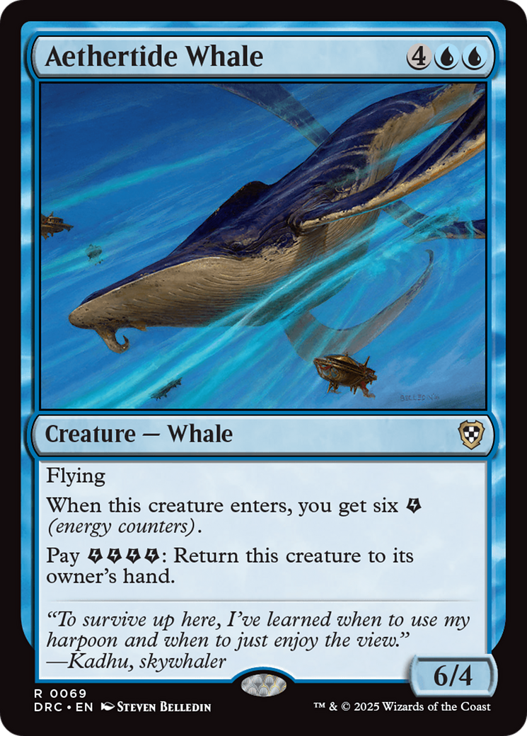 Aethertide Whale [Aetherdrift Commander] | Gaming Infinity