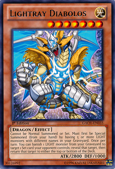Lightray Diabolos [GAOV-EN035] Rare | Gaming Infinity