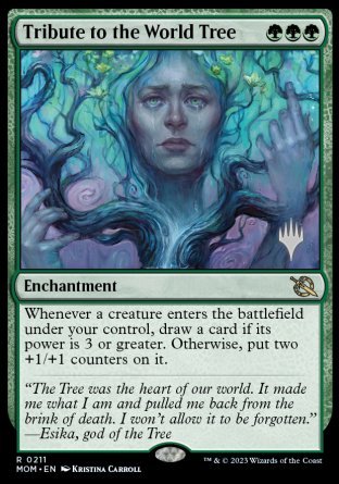 Tribute to the World Tree (Promo Pack) [March of the Machine Promos] | Gaming Infinity