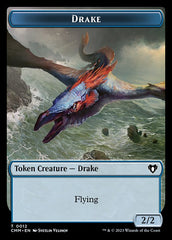 Spirit (0010) // Drake Double-Sided Token [Commander Masters Tokens] | Gaming Infinity