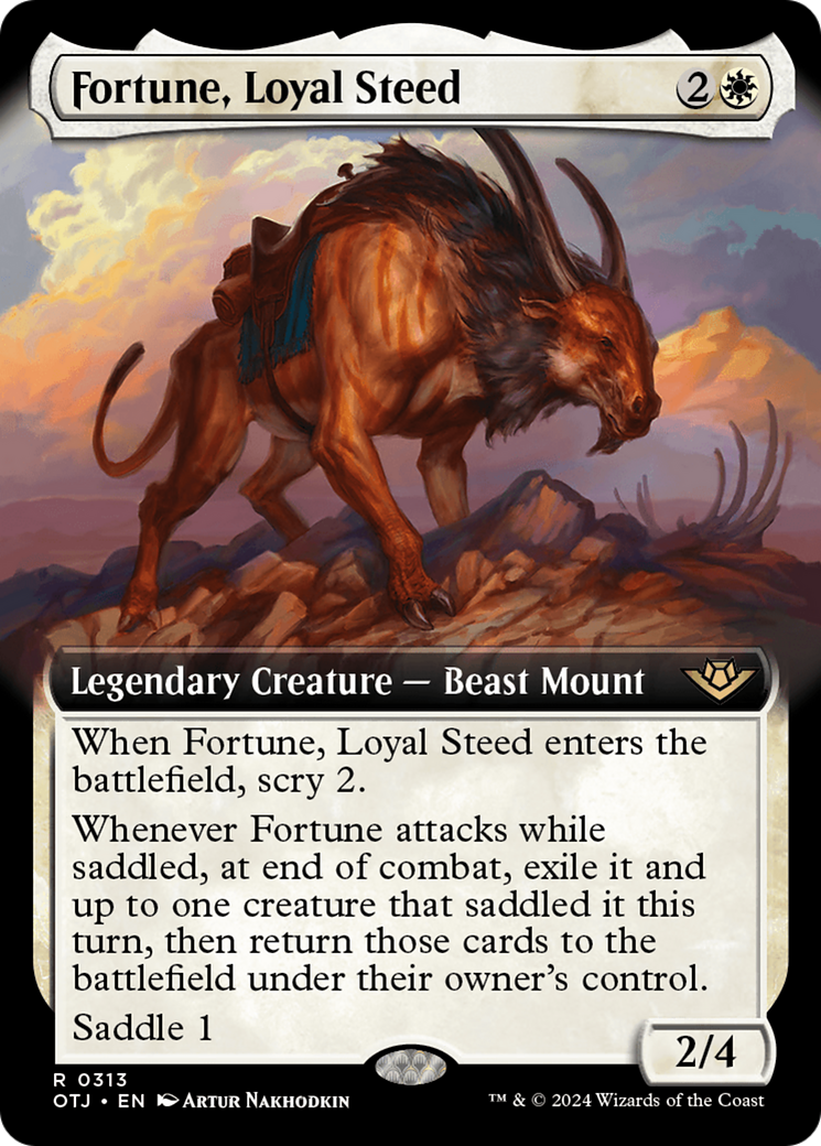 Fortune, Loyal Steed (Extended Art) [Outlaws of Thunder Junction] | Gaming Infinity