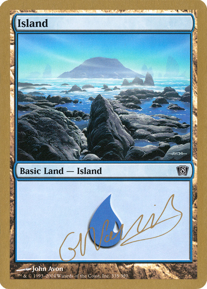 Island (gn335) (Gabriel Nassif) [World Championship Decks 2004] | Gaming Infinity