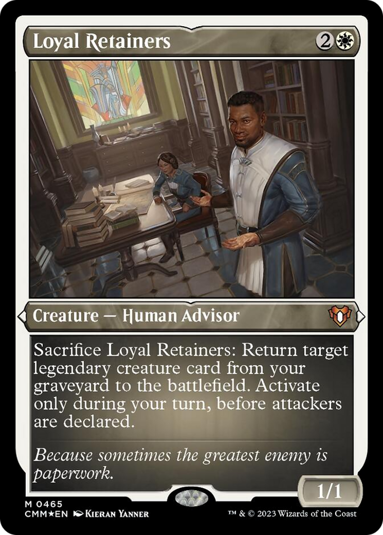 Loyal Retainers (Foil Etched) [Commander Masters] | Gaming Infinity