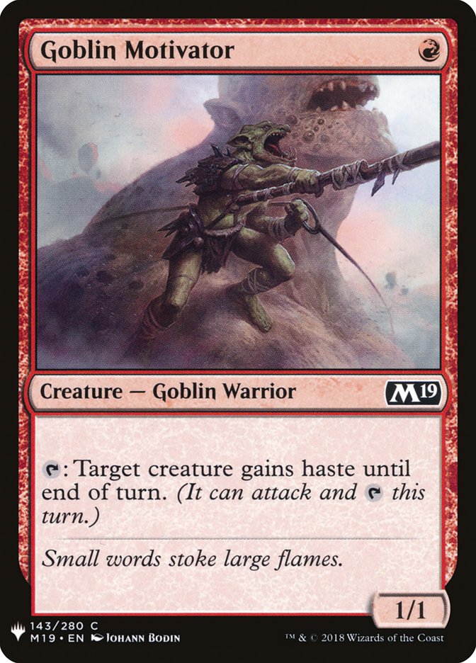 Goblin Motivator [Mystery Booster] | Gaming Infinity