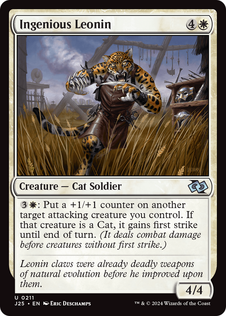 Ingenious Leonin [Foundations Jumpstart] | Gaming Infinity