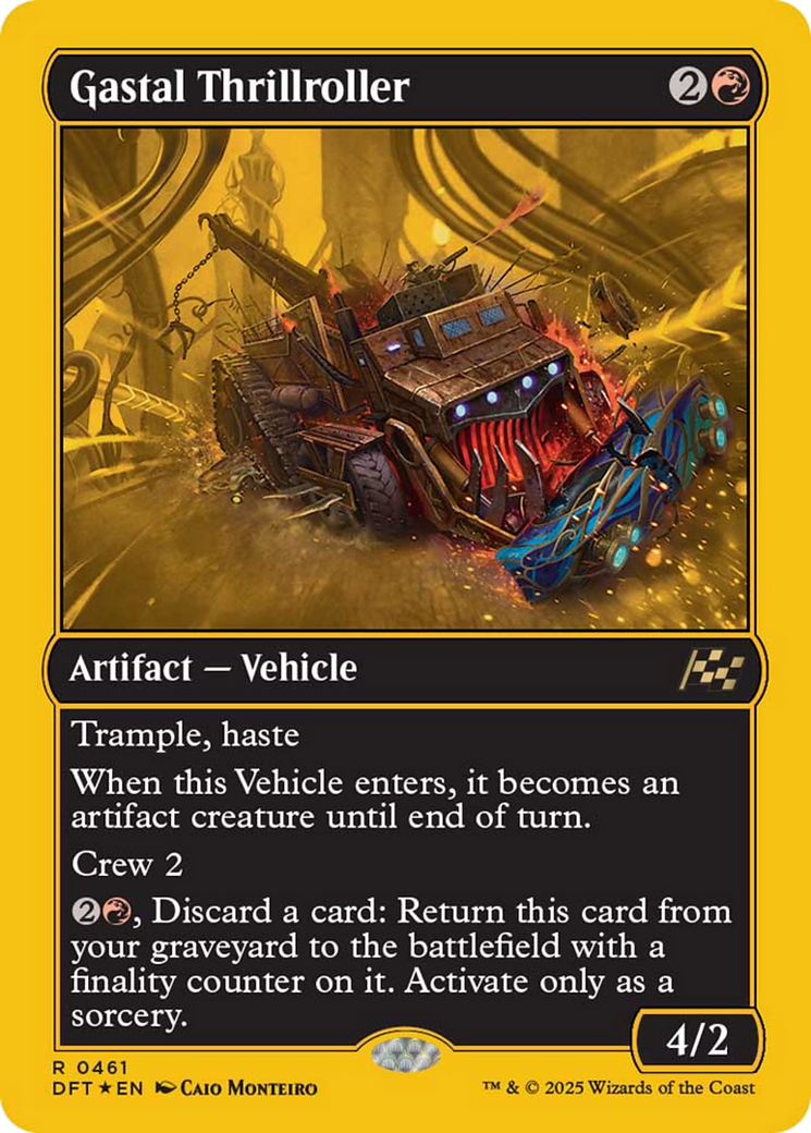 Gastal Thrillroller (First-Place Foil) [Aetherdrift] | Gaming Infinity