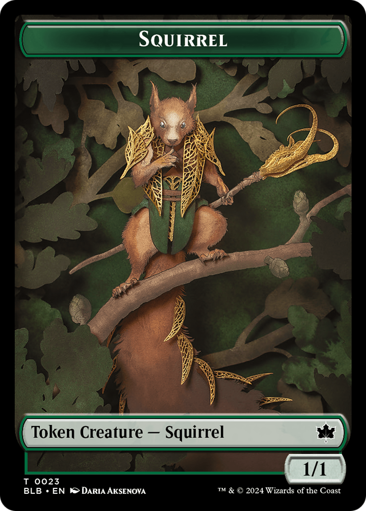 Squirrel Token [Bloomburrow Tokens] | Gaming Infinity