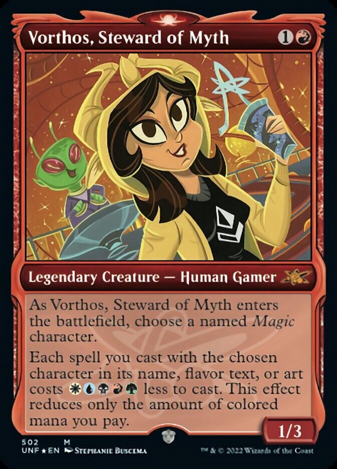 Vorthos, Steward of Myth (Showcase) (Galaxy Foil) [Unfinity] | Gaming Infinity