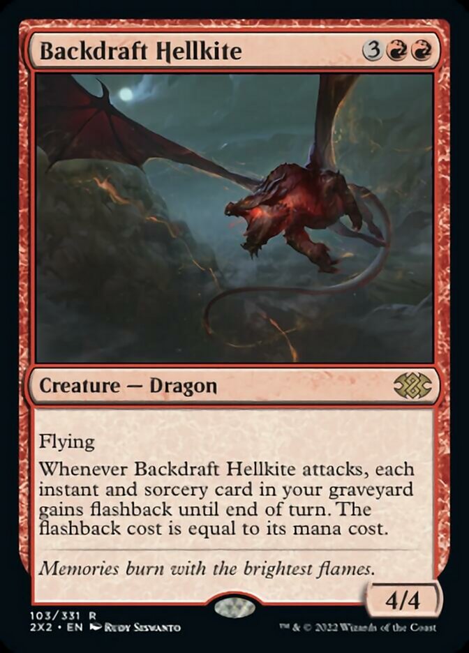 Backdraft Hellkite [Double Masters 2022] | Gaming Infinity