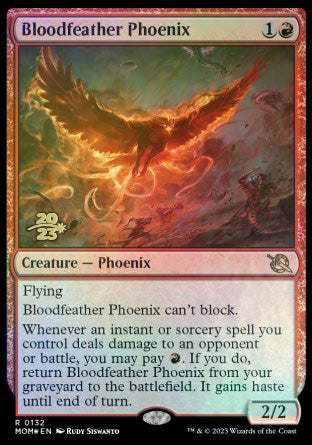 Bloodfeather Phoenix [March of the Machine Prerelease Promos] | Gaming Infinity