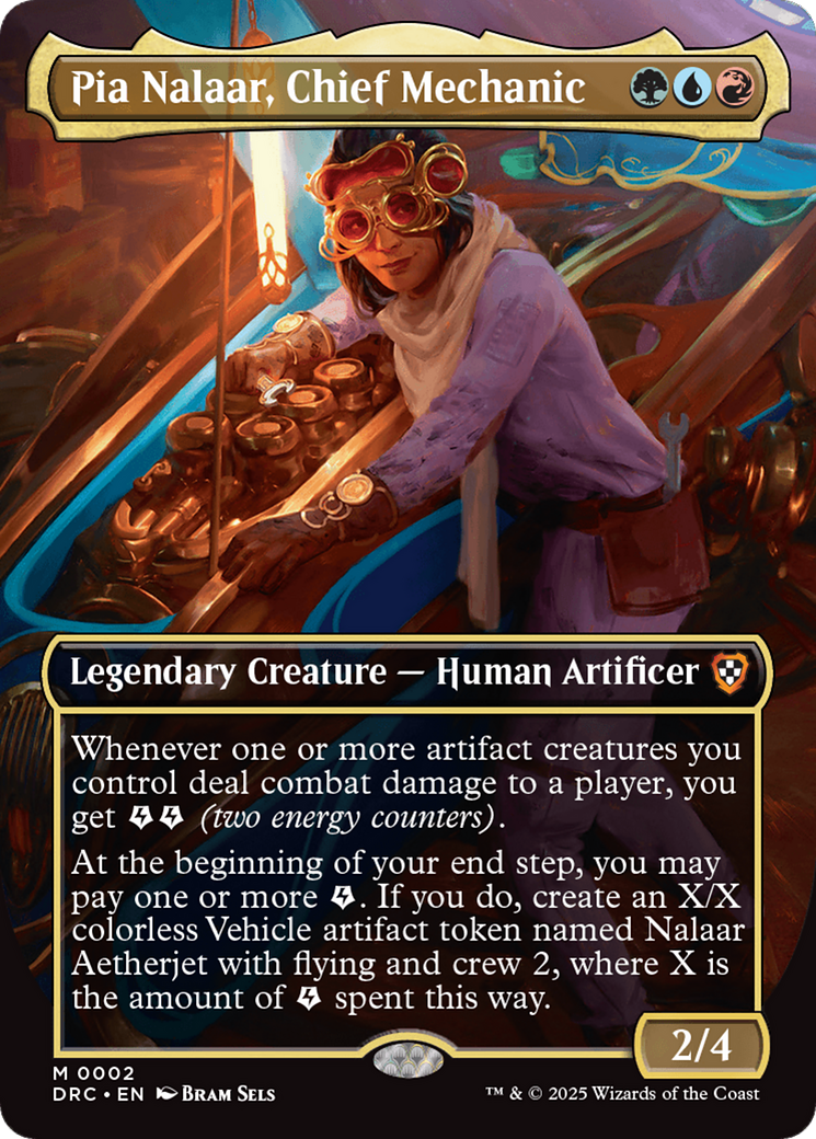 Pia Nalaar, Chief Mechanic (Borderless) [Aetherdrift Commander] | Gaming Infinity