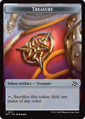 Nalaar Aetherjet // Treasure Double-Sided Token [Aetherdrift Tokens] | Gaming Infinity