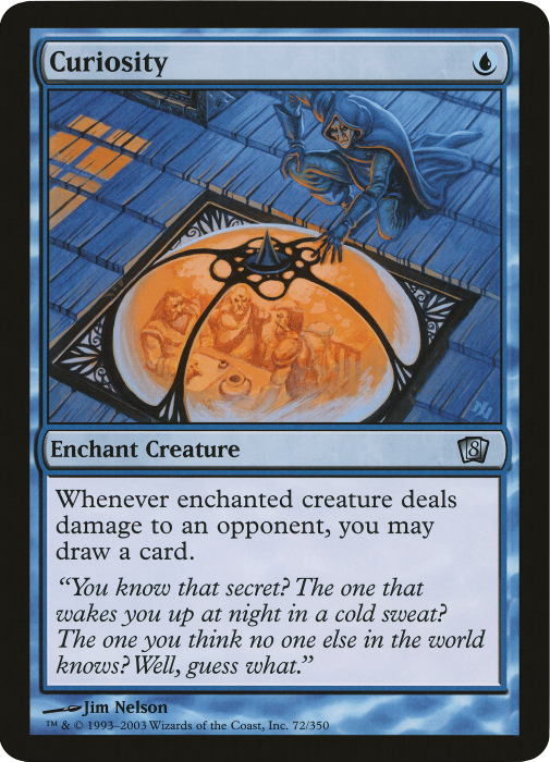 Curiosity (Oversized) [Eighth Edition Box Topper] | Gaming Infinity