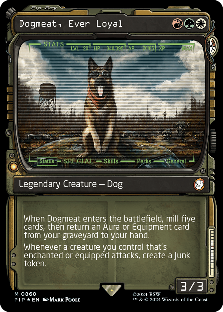 Dogmeat, Ever Loyal (Showcase) (Surge Foil) [Fallout] | Gaming Infinity