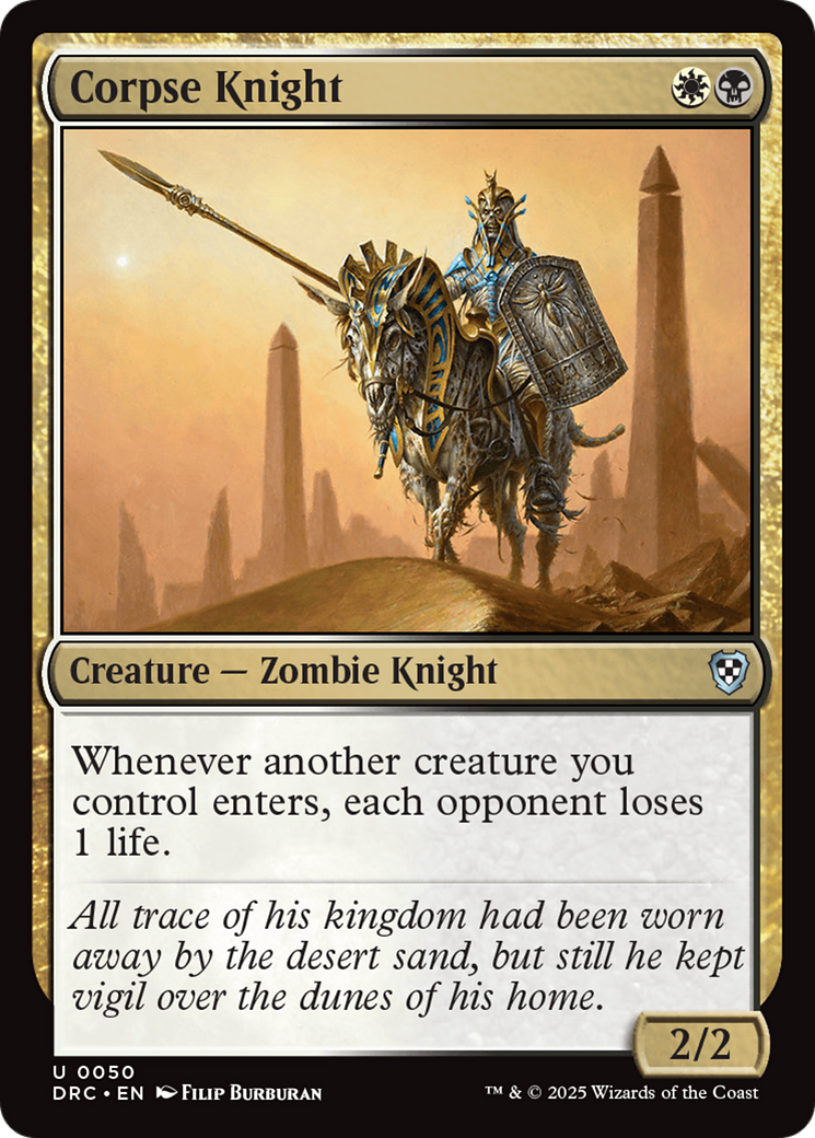 Corpse Knight [Aetherdrift Commander] | Gaming Infinity