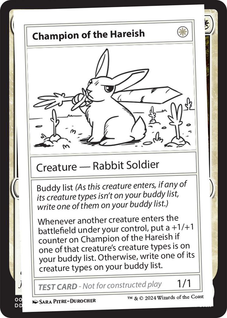 Champion of the Hareish [Mystery Booster 2 Playtest Cards] | Gaming Infinity