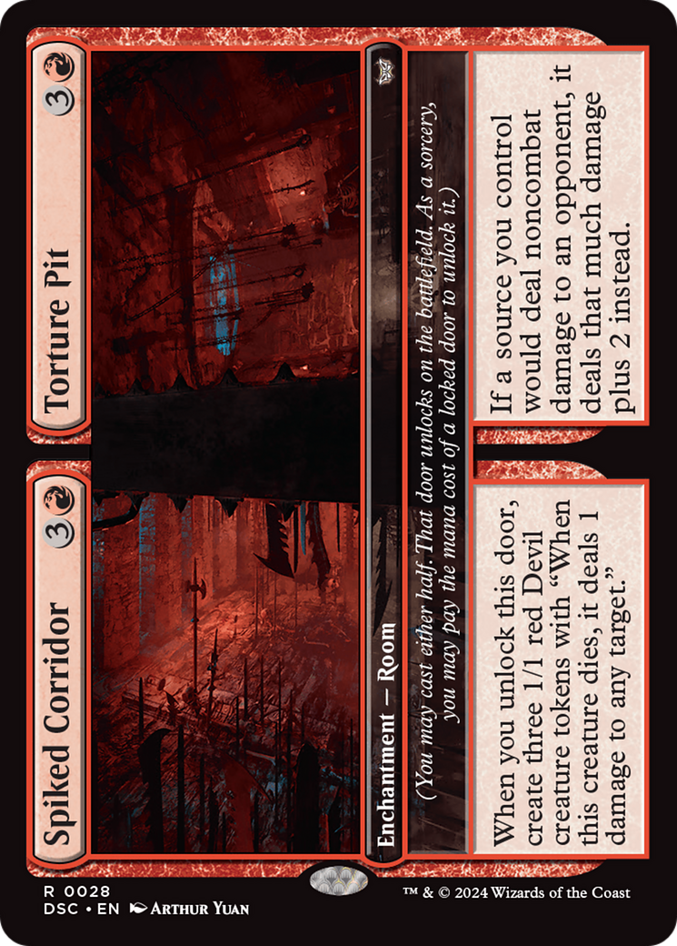 Spiked Corridor // Torture Pit [Duskmourn: House of Horror Commander] | Gaming Infinity