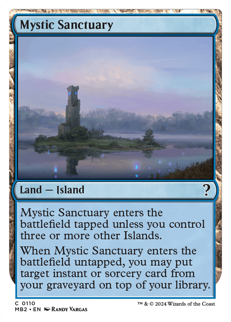 Mystic Sanctuary (White Border) [Mystery Booster 2] | Gaming Infinity