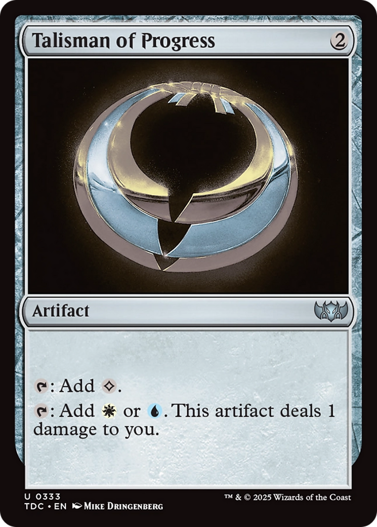 Talisman of Progress [Tarkir: Dragonstorm Commander] | Gaming Infinity