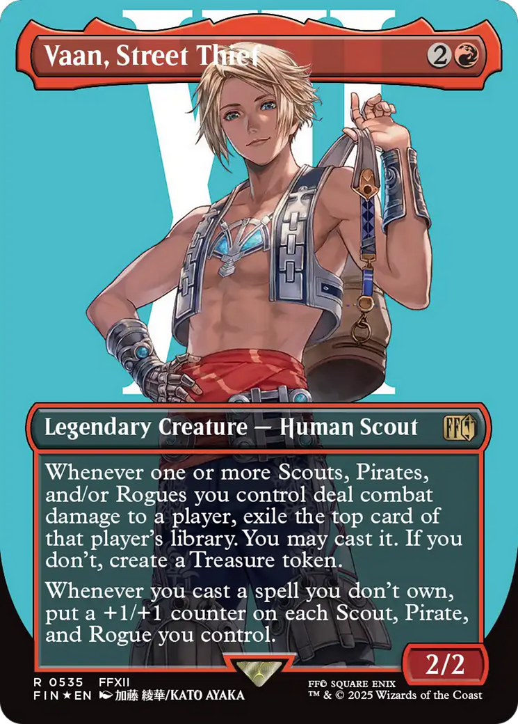 Vaan, Street Thief (Borderless) (Surge Foil) [FINAL FANTASY] | Gaming Infinity