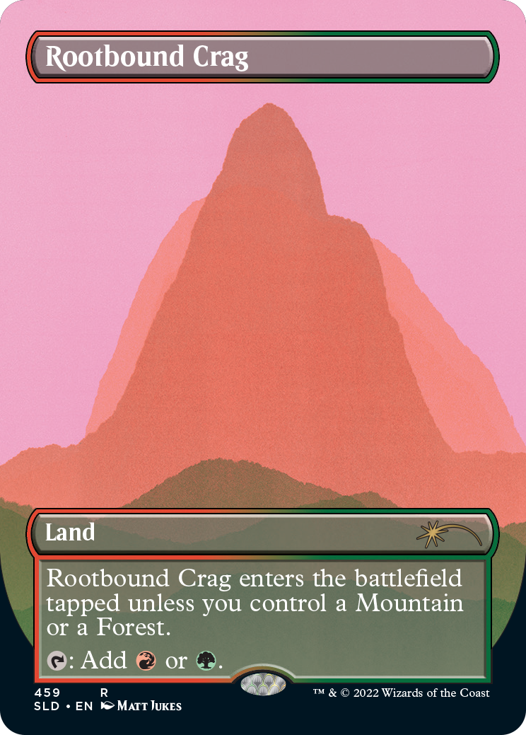 Rootbound Crag (Borderless) [Secret Lair Drop Series] | Gaming Infinity