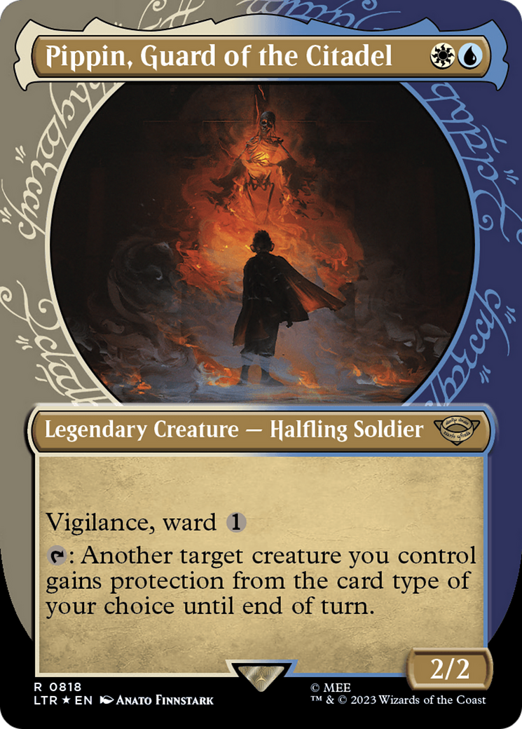 Pippin, Guard of the Citadel (Showcase) (Surge Foil) [The Lord of the Rings: Tales of Middle-Earth] | Gaming Infinity