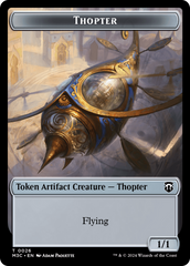 Aetherborn // Thopter Double-Sided Token [Modern Horizons 3 Commander Tokens] | Gaming Infinity