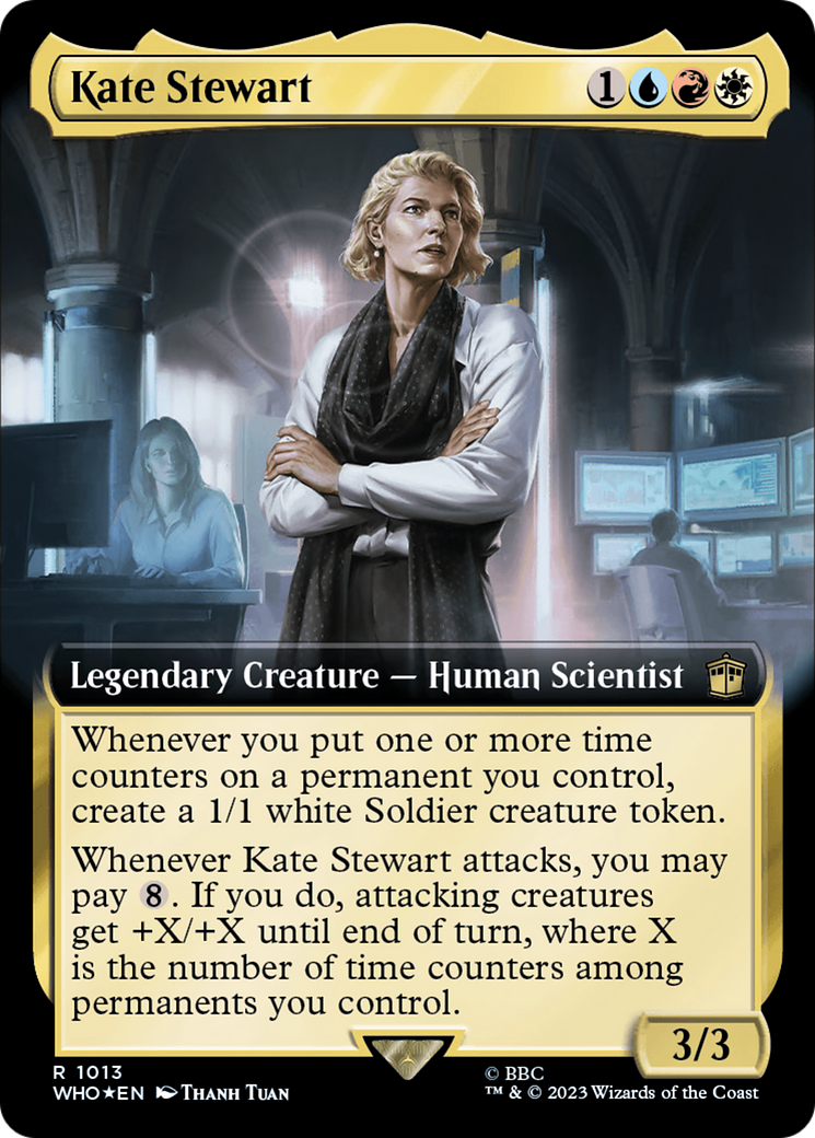 Kate Stewart (Extended Art) (Surge Foil) [Doctor Who] | Gaming Infinity