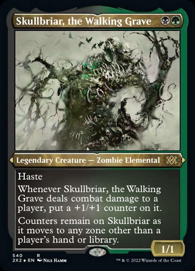 Skullbriar, the Walking Grave (Foil Etched) [Double Masters 2022] | Gaming Infinity