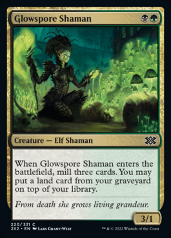 Glowspore Shaman [Double Masters 2022] | Gaming Infinity