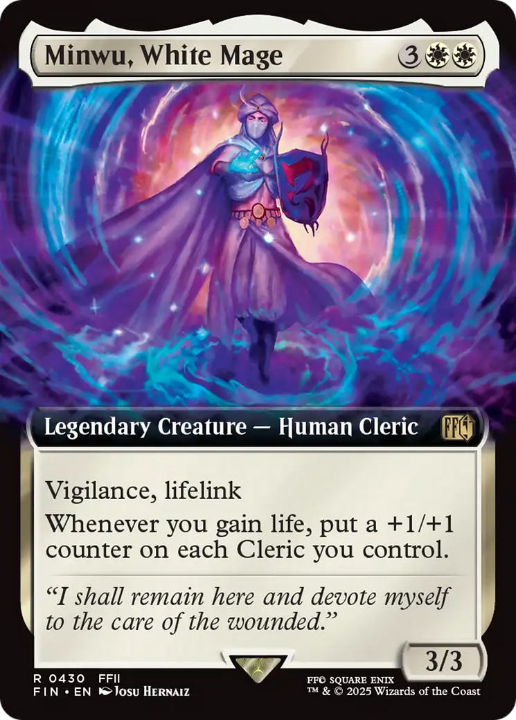 Minwu, White Mage (Extended Art) [FINAL FANTASY] | Gaming Infinity
