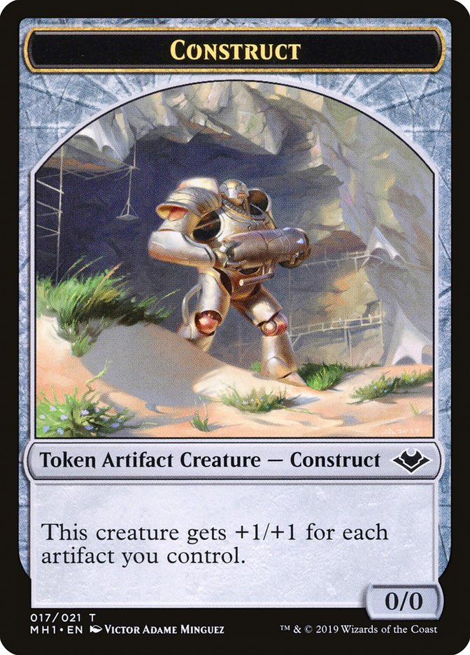 Goblin (010) // Construct (017) Double-Sided Token [Modern Horizons Tokens] | Gaming Infinity